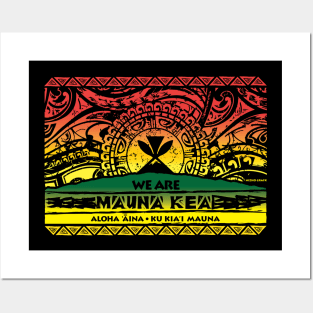 Mauna Kea: aloha aina ku kia’i mauna nizho design Posters and Art